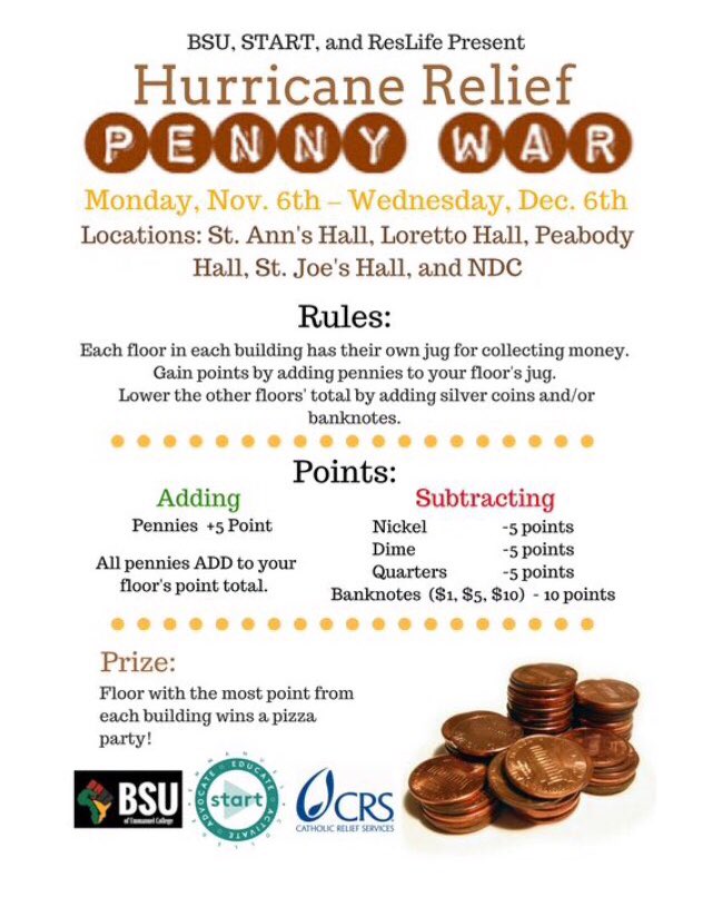 ecstartprogram's tweet photo. Don’t forget to donate to the penny wars! #LetsSTARTtogether https://t.co/JJH9K1McDe