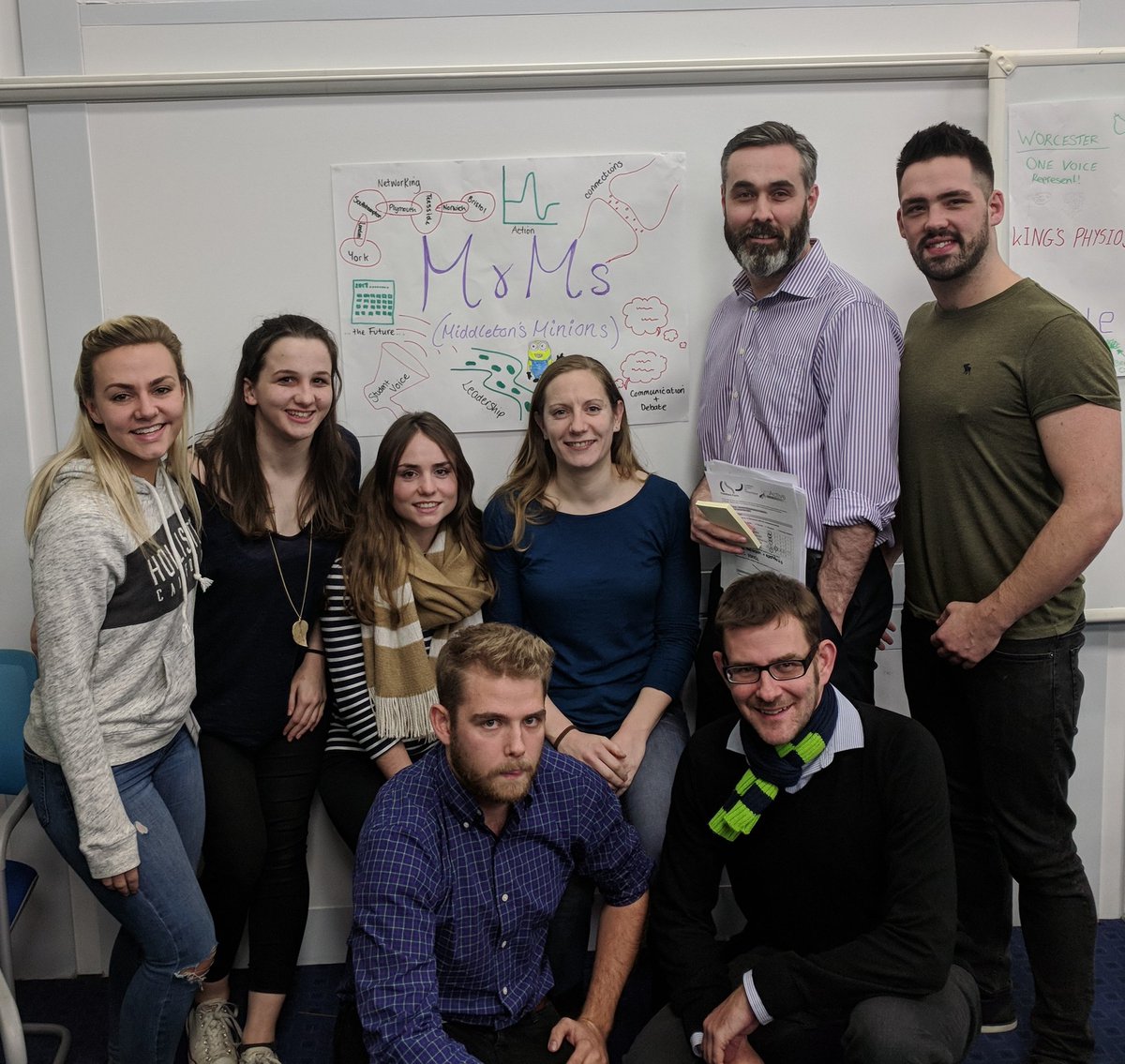 BethAnne_Physio's tweet photo. Fun couple of days training at CSP headquarters. Go team M&amp;M! @tolanPT @Caryswilliams__ @behennah_physio @DarraghBourke9 @shobdell @thecsp @thecspstudents #repprep17 https://t.co/2ZrU9kQZ4C