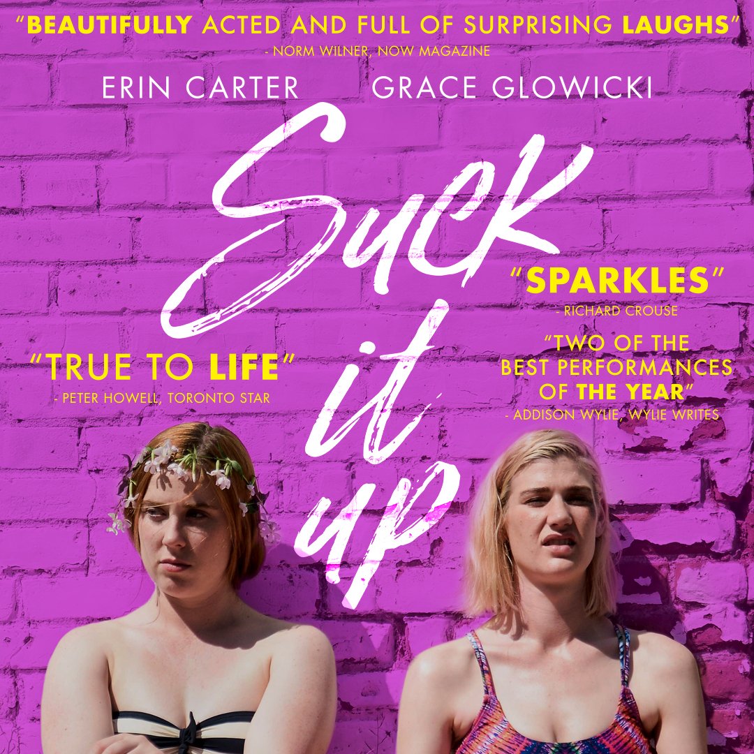 "Beautifully acted and full of surprising laughs" - <a href="/nowtoronto/">Now Toronto</a>. <a href="/suckitupmovie/">Suck It Up</a> is NOW PLAYING at @ImagineCarlton! Get tickets: bit.ly/CarltonTix