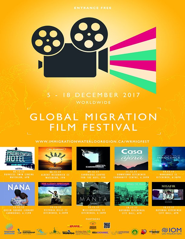 ImmigrationWR's tweet photo. The day has come & we cannot wait to the first screening of #WRMigFest. Join us tonight at 6pm at the Princess Twin to watch #ProblemskiHotel and be part of the conversation with our special guests Lucia Harrison & Shelley Campagnola @kwmcCEO @KWMulticultural @refugeesupport https://t.co/ypjjL2zDTj
