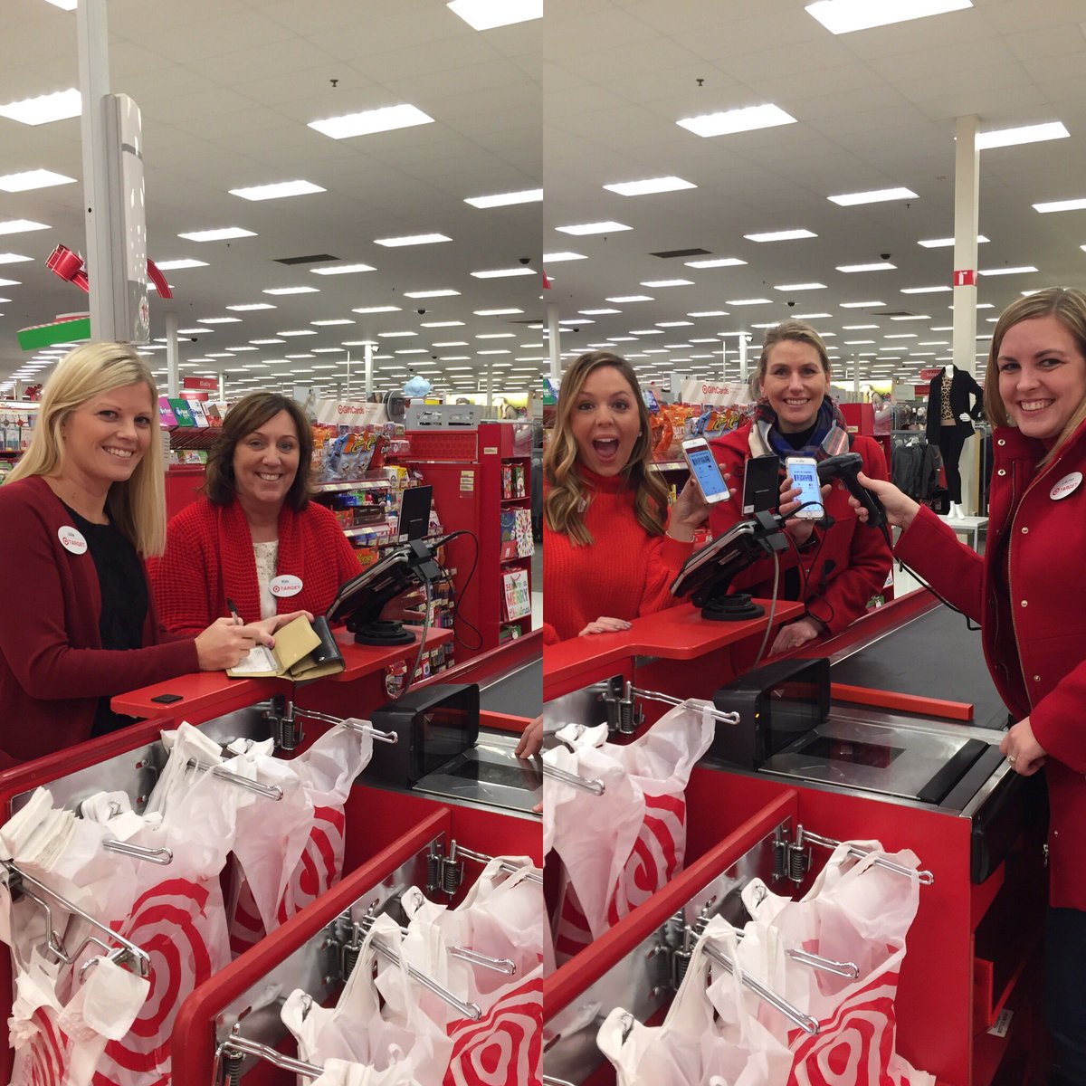 Checks and credit cards were so yesterday...Today, we have Target Wallet!!! #R100allinone <a href="/Lauren_Dunc/">Lauren Duncan</a> <a href="/PetzoldAshley/">Ashley</a> <a href="/justinadamburns/">Justin Burns</a> <a href="/m_deyle/">Mike Deyle</a> @ContrucciJoe