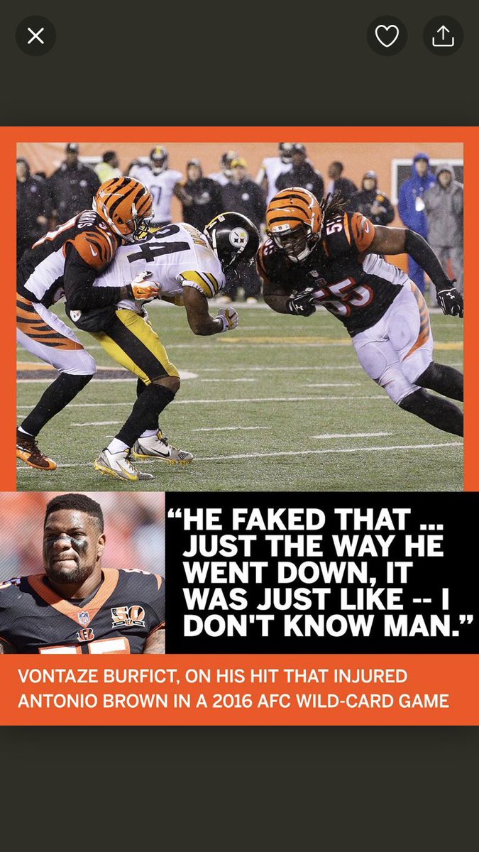 NotJayBlue's tweet image. To those defending Vonatze Burfict, please stop. This man knocked another person unconscious with an illegal hit and followed with this quote.