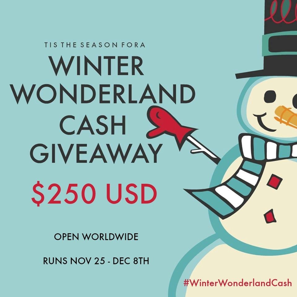 CaseP's tweet photo. A $250 USD Cash Prize.
Sound interesting? Click here for more!
https://t.co/h4imSnv5Wi
#WinterWonderlandCash #CasePContests #ad https://t.co/1j7MeDxjnG