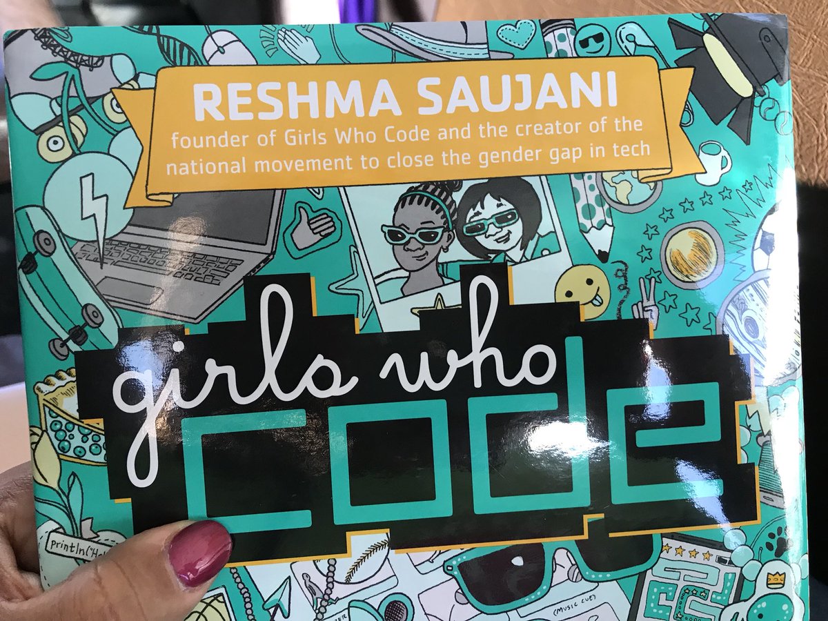 twatsontech's tweet photo. These girls are excited to read their new book, “Girls Who Code!” Thanks @STEMKC @UMKCSCE @GMSbulldog #gvrox https://t.co/guYTrRa4Ok