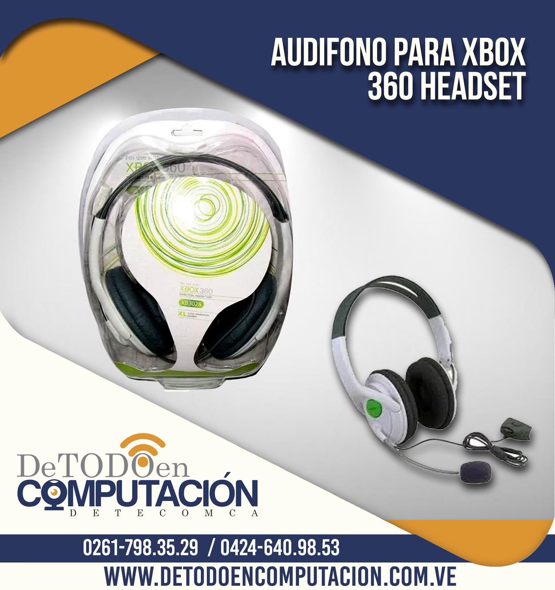 detecomca1's tweet photo. #Audifonos disponibles, ideales para tu xbox.
#DeTodoEnComputación #Detecomca #Computación #Sonido #Audio #Celulares #Accesorios #5dic https://t.co/LReWJ3mTu1