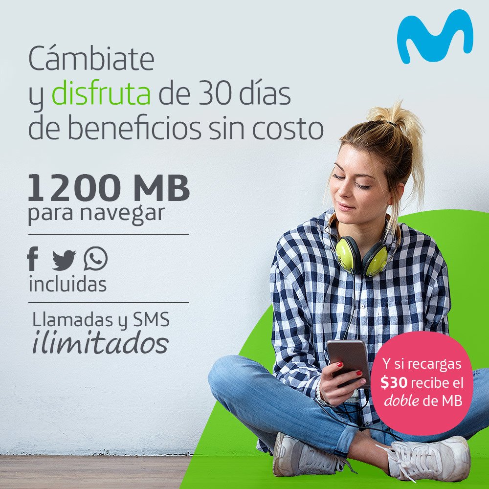 MovistarMX's tweet photo. @guva66 En Movistar disfruta de Redes Sociales ilimitadas durante 1 mes sin costo. Chécalo aquí: https://t.co/NJiC9U0Lr2 #CámbiateAMovistar https://t.co/fC3gZc8qhK