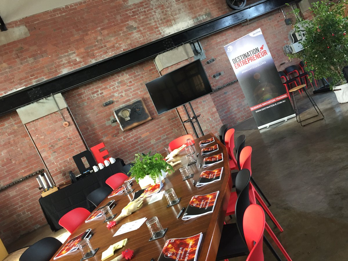 Dest Entrepreneur (@dest_e) on Twitter photo The tables are set for the 'POWER of the Crowd' workshop at <a href="/G2Aus/">G2 Innovation Aus</a> headquarters, 'The POWERhouse.' Coincidence or great planning..? #goinnovate #innovateGeelong The tables are set for the 'POWER of the Crowd' workshop at <a href="/G2Aus/">G2 Innovation Aus</a> headquarters, 'The POWERhouse.' Coincidence or great planning..? #goinnovate #innovateGeelong