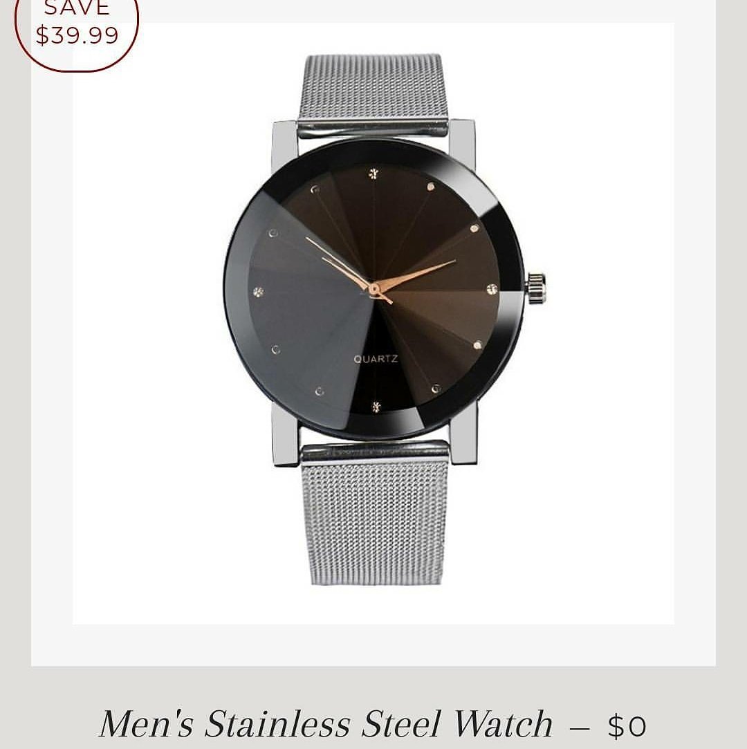 RouteOneTravel's tweet image. Your Clock is giving away a free stainless steel watch if you just pay shipping!!!! Get your free watch today at yourclock.shop