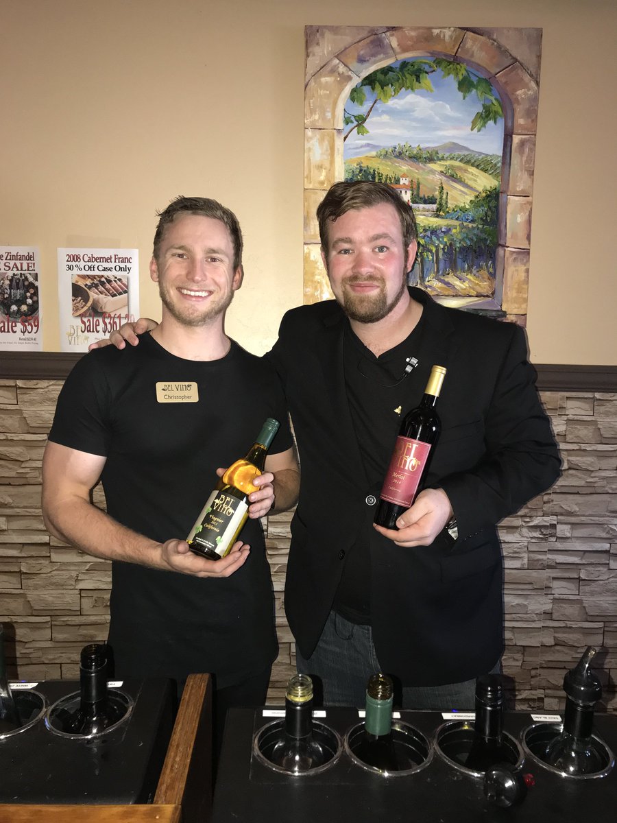 We have two Christopher's and they are both AWESOME!!! Come visit them today! #tastingroom #winerytasting #belvino #belvinowine