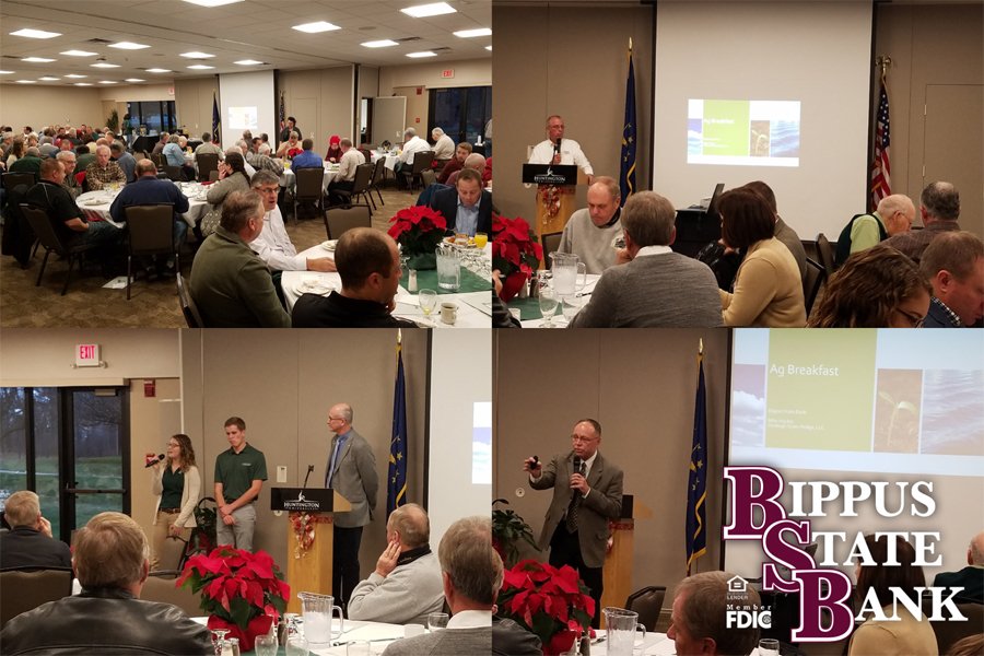 Thank you for joining us at our annual Ag Breakfast this morning! A special thank you to our speakers: Mike Hacker, Dr Raymie Porter, and HU Ag students, Bailey Rothrock and Karley Hockemeyer!  #AgBreakfast #golocal #bankatBSB