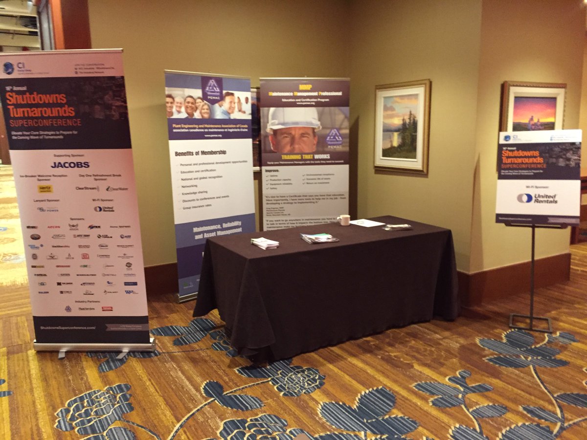 PEMAC_org's tweet photo. Proudly supporting this week's Shutdowns Turnaround Conference in Calgary. Stop by and say hello to #PEMAC #ShutDownsCAL https://t.co/BQe3C3wqxn