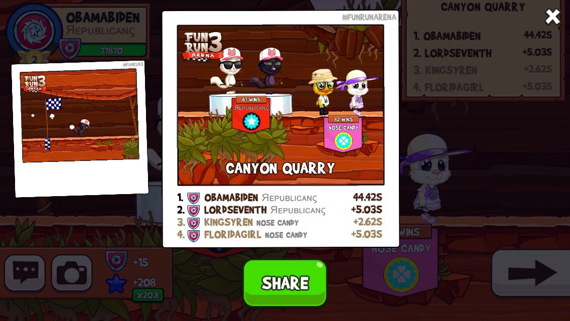 RepublicansFRA's tweet photo. GGs twin 👀 #FunRunArena https://t.co/HCnR4sHTfS