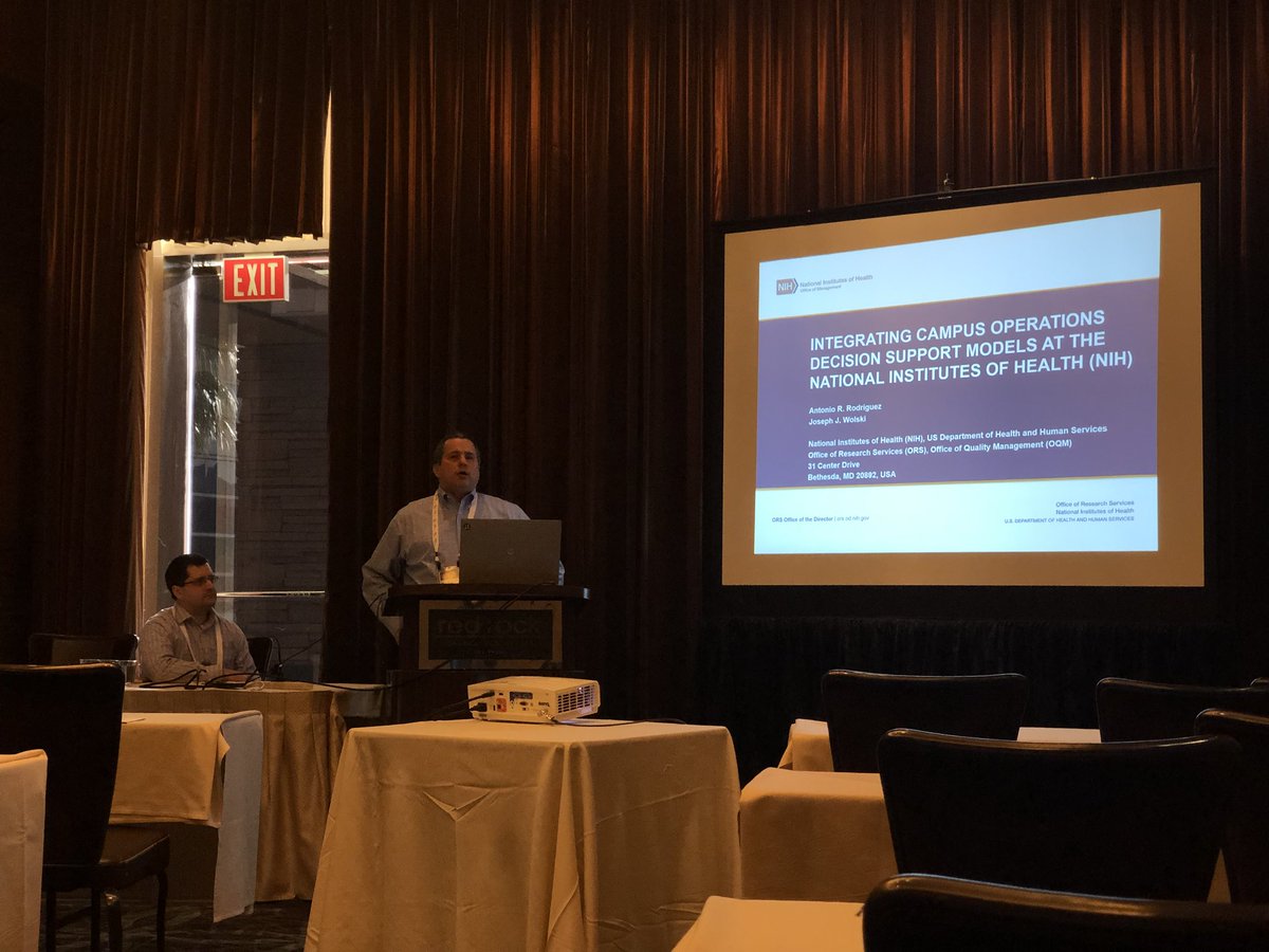 Hearing how <a href="/NIH/">NIH</a> applies simulation for facility operations <a href="/WSConf/">Winter Simulation</a> #SimulationEverywhere #WinterSim