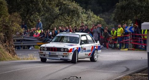 el piloto local de pallares en la pasada subida a Trasierra
  (CORDOBA)