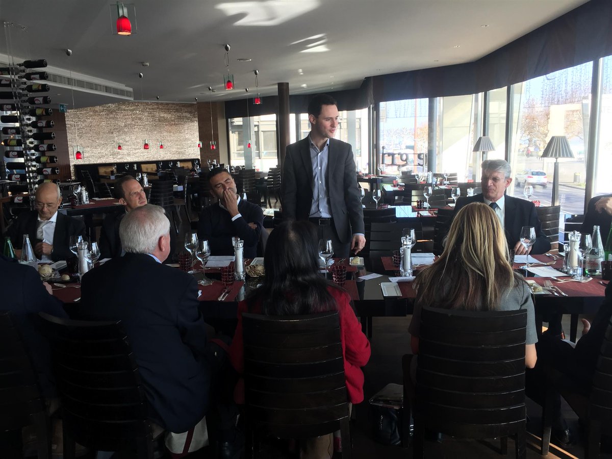 ChainTrade's tweet image. Parts of our team met with more than 10 institutional investors in Geneva to talk about the potential of ChainTrade.
This was only the first of many meetings that will happen this whole week during the Roadshow organized by Monaco growth forums.