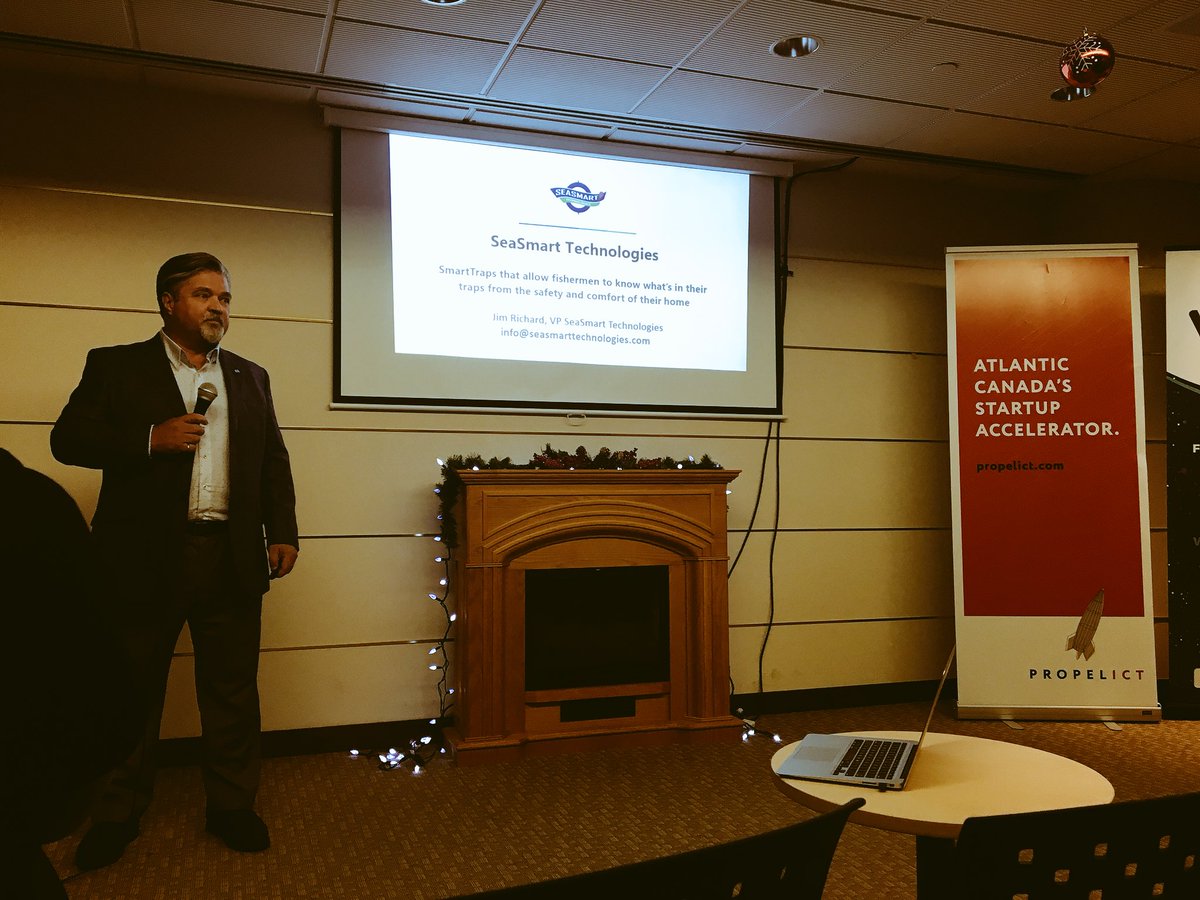 NLeBlanc_'s tweet photo. A true #eastcoast #startup, sensors for #fishermen. Looking forward to all the @propelict #pitches tonight at #localdemoday. #halifax #startupeast https://t.co/KPWebfwTMG