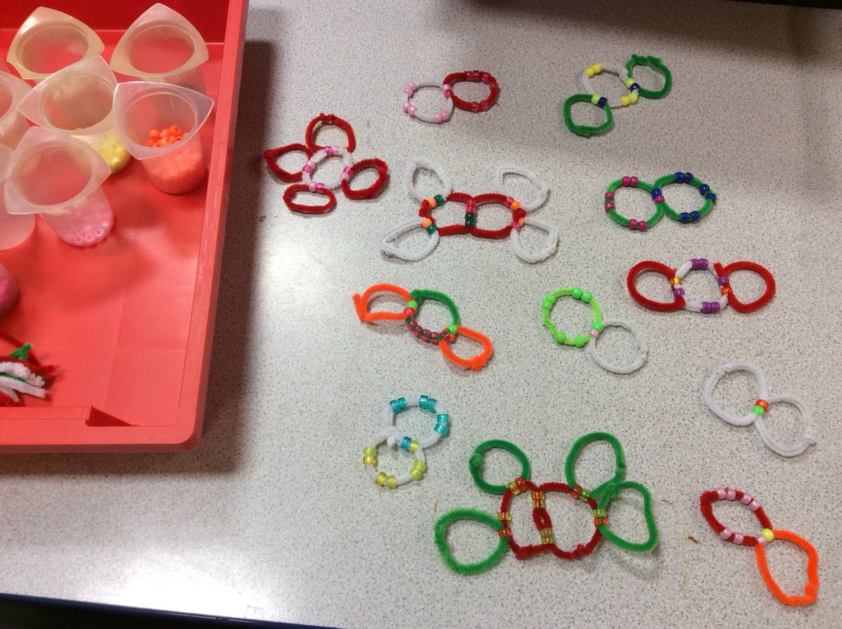 ScienceEba's tweet image. Great covalent bonding models from year 9 today.  Can you work out what all the molecules are?