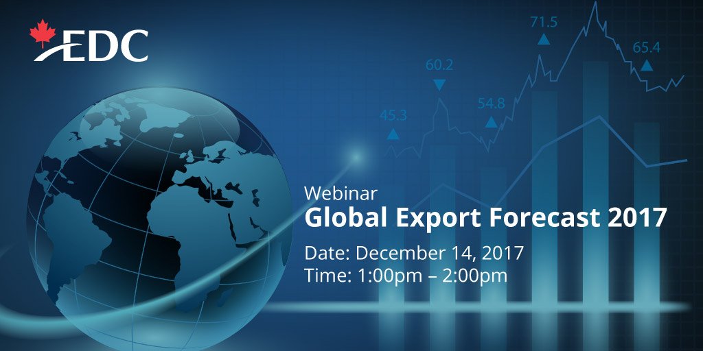 ExportDevCanada's tweet photo. What’s on the horizon for 🇨🇦 exporters?

@PeterGHallXIII, EDC’s Chief Economist, will answer your questions on #NAFTA, #CETA &amp; more ▶ https://t.co/kr6MWD5P6Y 

#cdnecon #cdnbiz https://t.co/OPIosTcyYu