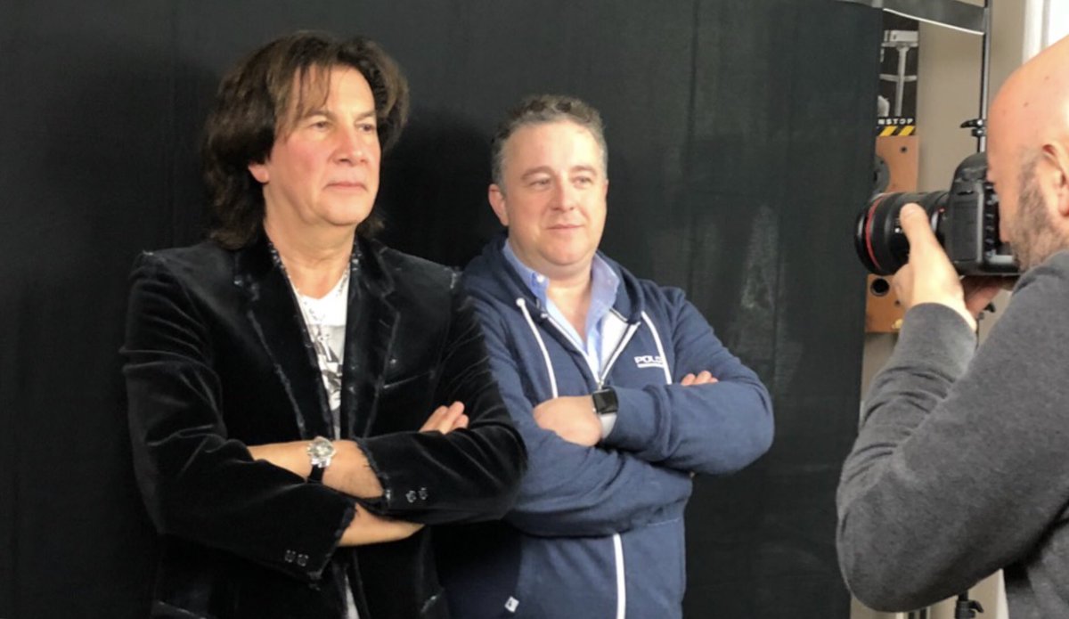 tipaldi's tweet photo. Maurizio Solieri e Christian Tipaldi😜🧐#only4u😜 https://t.co/lfmzv8P1ih