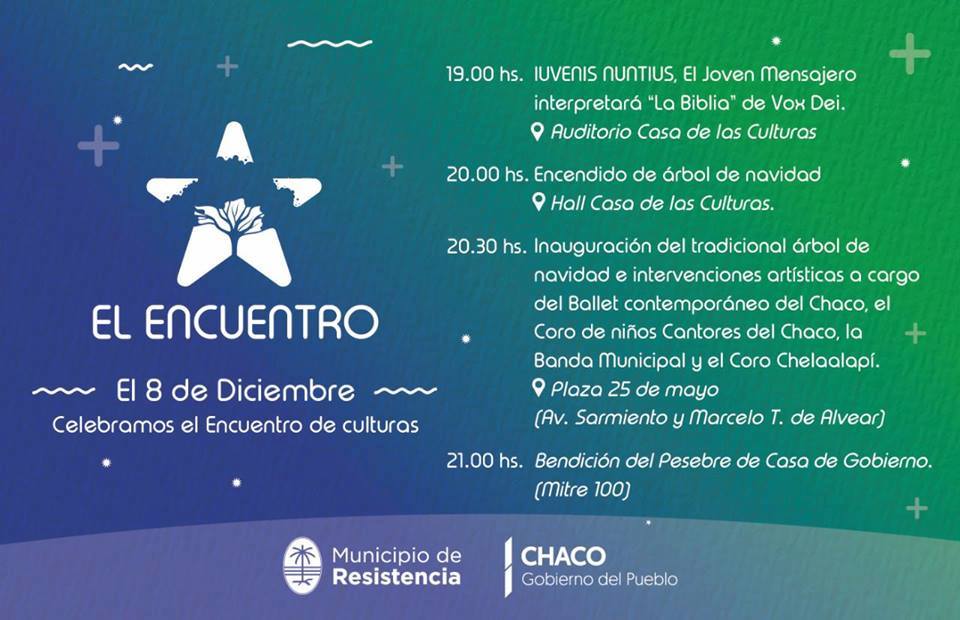 MuniResistencia's tweet photo. 🎄 🌳 Todos los árboles son de #Navidad

📅 El viernes 8 de diciembre, inauguramos el tradicional árbol de navidad en la #Plaza25DeMayo. ¿Lo hacemos juntos?

#CelebremosLasCulturas #TodosLosÁrbolesSonDeNavidad #ResistenciaTuLugar #Resistencia #Chaco https://t.co/JFjGKjqZ4J