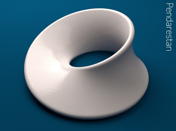 pendarestan's tweet image. Minimal Mobius in porcelain
shpws.me/Kw1R
#3Dprinting #mathart #sculpture