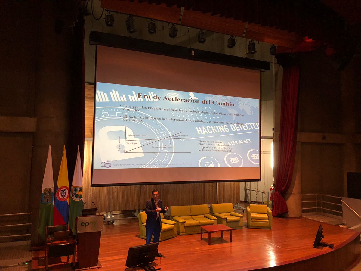 OEA_Cyber's tweet photo. @bryanjcarr @archersec @OASGonzalo @cracksub @OEA_CICTE @mindefensa @FuerzasMilCol "Las implicaciones de riesgo de las potenciales vulnerabilidades de la red deben evaluarse sistemáticamente" Dr. Boris Saavedra, William J. Perry Center, National Defense University @CHDSonline presente en el Taller sobre Ciberseguridad 🇨🇴 #OEACIP #OEAICS https://t.co/Bz23DqesYB