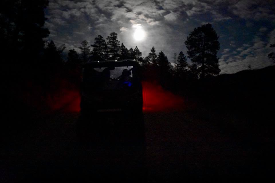 Check out this view of the #supermoon from Greenie Peak! #RedRiverNM