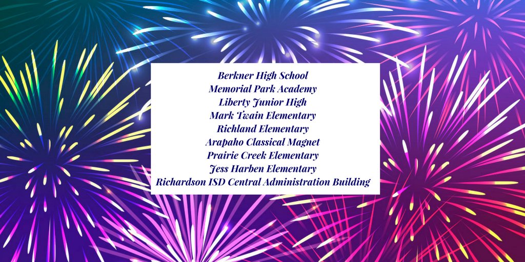 #RISDGreatness! Announcing our top RISD Employee Giving Campaign Campus Winners! The Employee Giving Campaign is Richardson ISD staff donating funds that stay right here in RISD. These generous contributions help campuses, staff and students across the district! #cantstoprisd