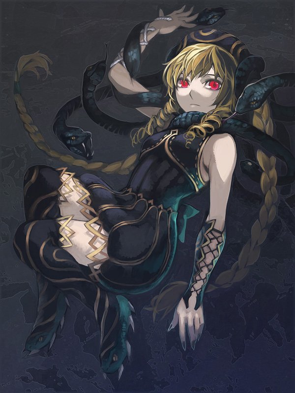 BosozokuBoi's tweet image. Stone Cold Hero: Medusa
🔪Stealth is essential for heroes, and that's where I come in.
☀#BNHARP #MHARP #OCRP #OpenRP 
🔪Quirk: Gorgon - hypnotizing gaze, materialize snakes from her body
☀Downside: She can only hypnotize if they look at her, susceptible to cold