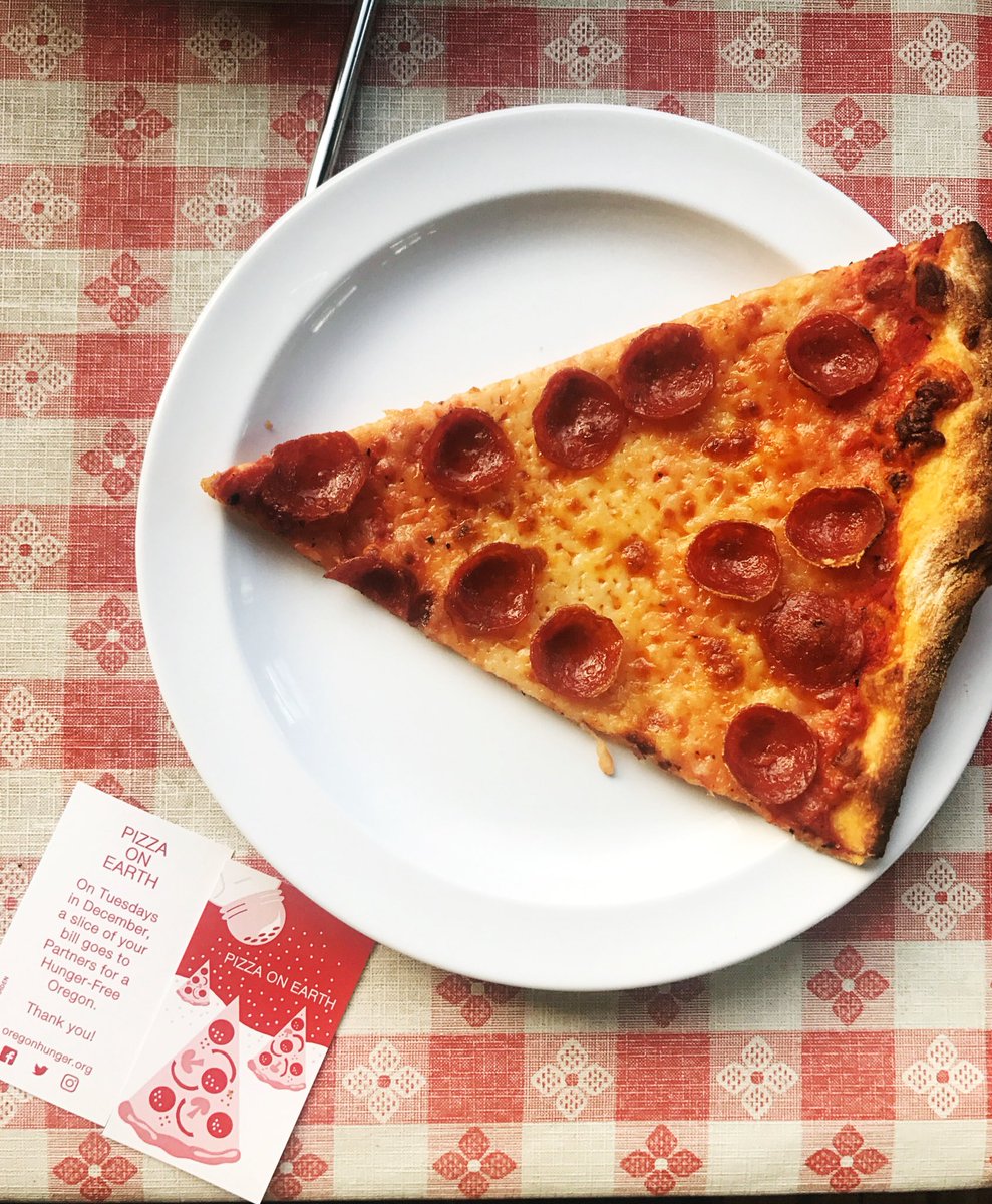 pizzajerkpdx's tweet photo. On Tuesdays, we give to @hunger_free_or! We are donating a percentage of sales every Tuesday in December to Partners for a Hunger Free Oregon. Some come eat some pizza tonight and support a great cause! 🍕❤️🍕❤️🍕❤️ #pizzaonearth #hungerfreeoregon https://t.co/jakqeQPgZr