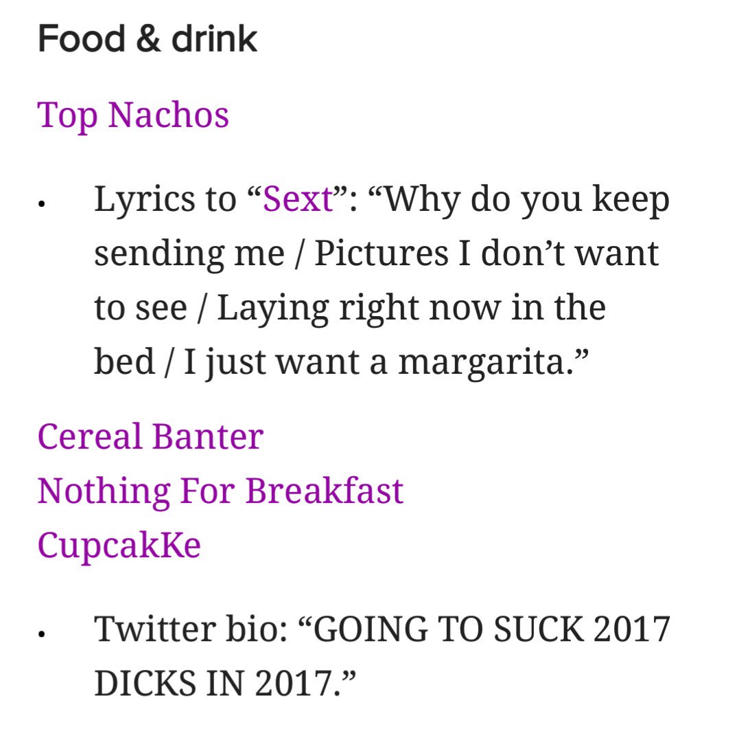 RegularOatmeal's tweet photo. Yo @TheAVClub we're definitely going to hit these bands for gigs. Thanks! https://t.co/7vayhSPzn7