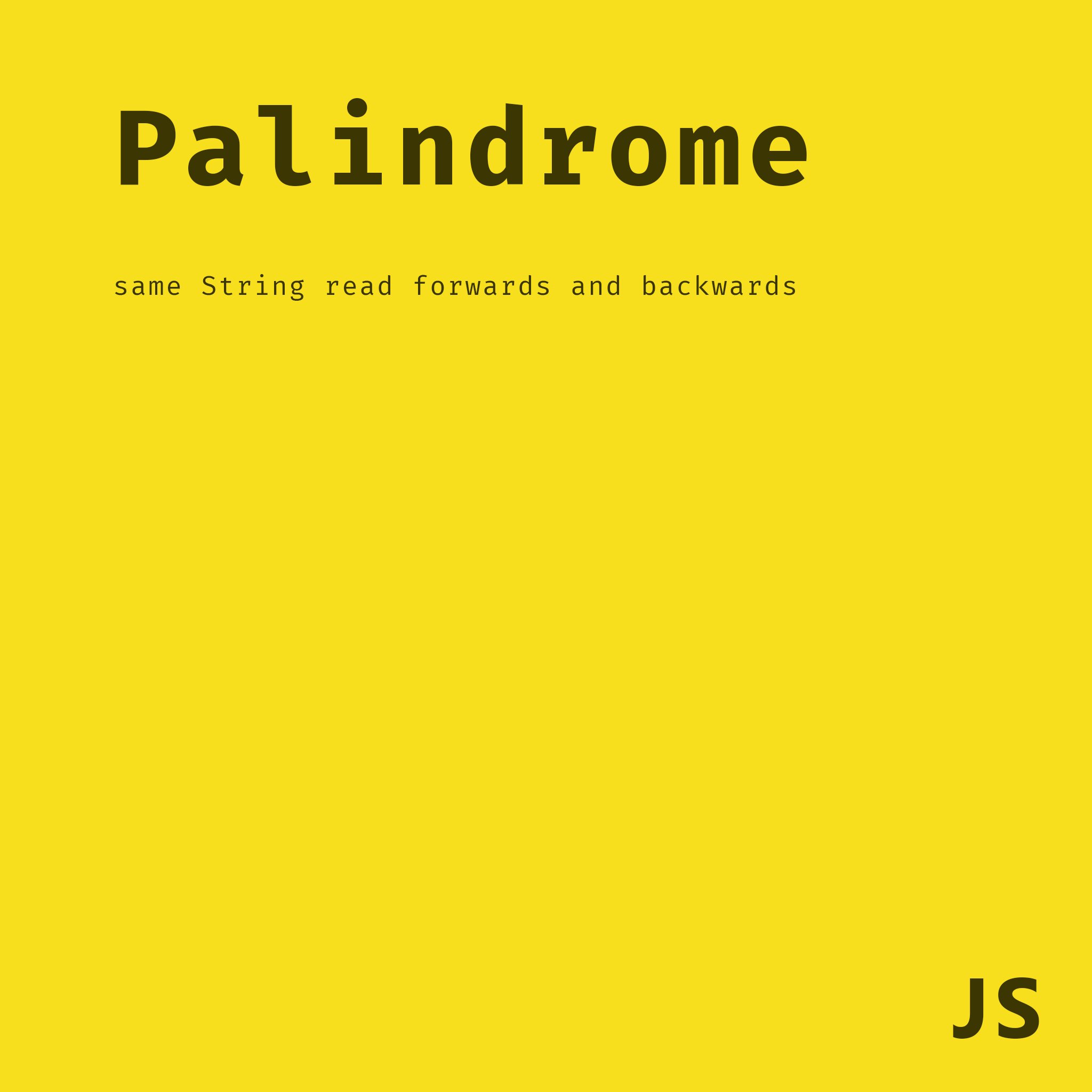 35 String Palindrome In Javascript Javascript Nerd Answer