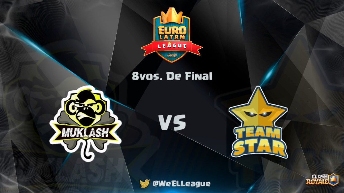 Muklash__'s tweet photo. #EuroLatamLeague | @Muklash__ vs @TeamStarSA , partido correspondiente a los octavos de final, a las 02:00 am hora española. Podréis disfrutarlo en el canal de @ClashConFernes . Apoyad a los nuestros, cualquier hora es buena para estar con ellos, Go Monos, Go Muklash!!! https://t.co/FCarj7R6vV