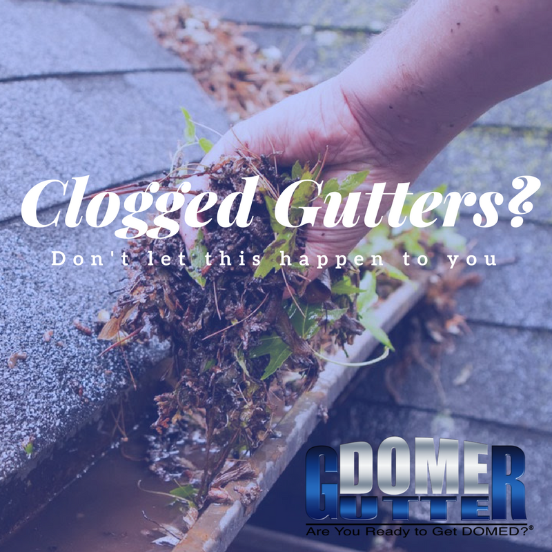 GutterDome's tweet photo. Learn about the costly damage and consequences that clogged gutters can cause: https://t.co/2QUcLc3fxm #AreYouReadyToGetDOMED? https://t.co/5Frz68TY04