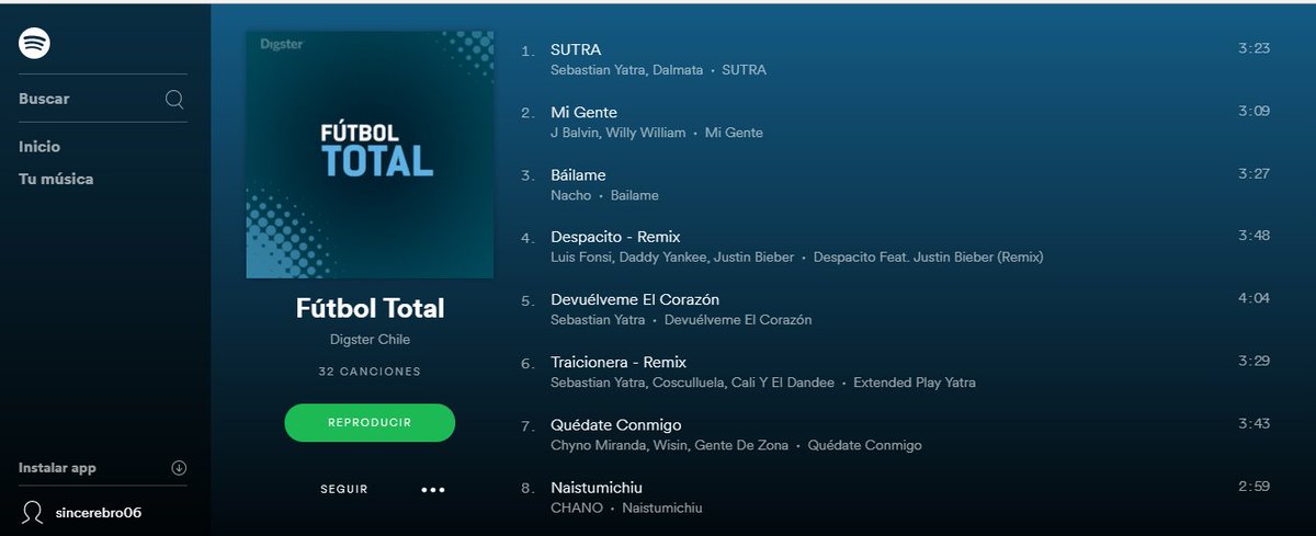 DTVTotal's tweet photo. ¿Todavía no sigues la Playlist Totalera en @Spotify?
Síguela ya mismo en este link 👉 https://t.co/XpV9FRmbSk https://t.co/FXgXPsMotF