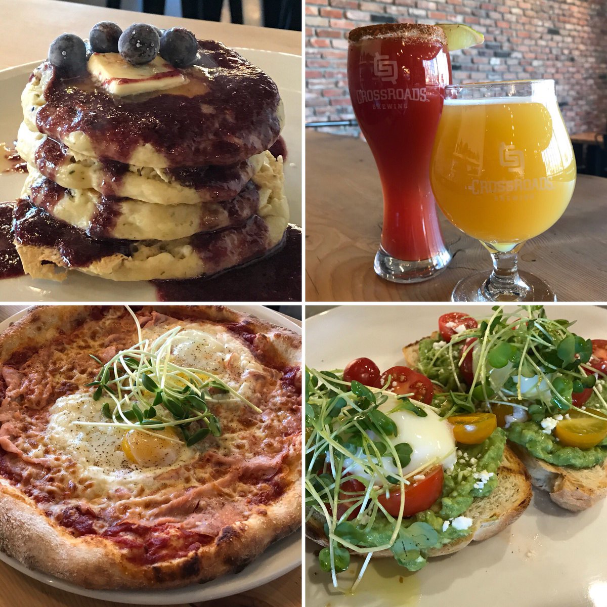 crossroadscraft's tweet image. Looking for the best addition to any weekend - BRUNCH! Now available at CrossRoads! Open at 10am on Saturdays and Sundays. #brunch #crossroads #crossroadsbrewing #crossroadscraft #takeonpg #crossroadsbrunch #crossroadskitchen #bccraftbeer #craftbeer