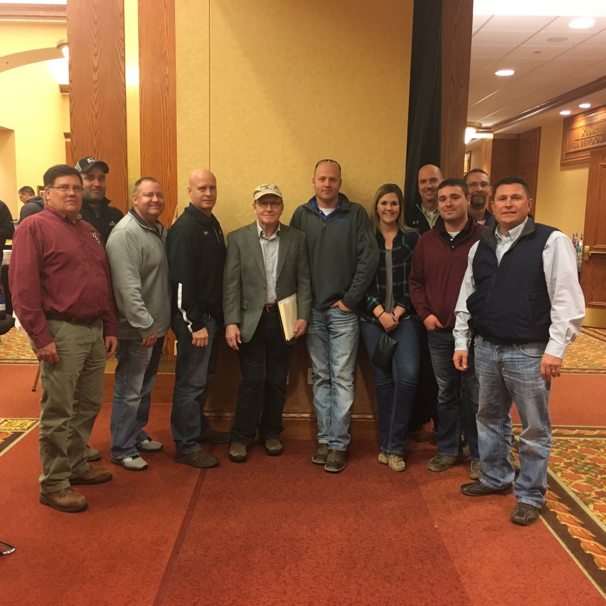 TroyNCFS's tweet photo. A few members of #teamNCFS with Coach Gable https://t.co/J22MvQ2CV7