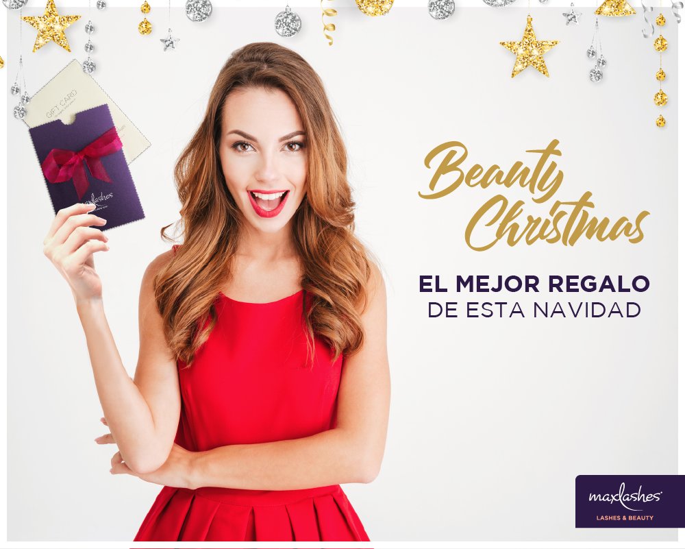 maxlashes's tweet photo. El #GIFTCard que todas queremos en #Navidad. Adquiere uno, tú eliges el monto a regalar. #Maxlashes #BeautyChristmas https://t.co/PujXVtasDs