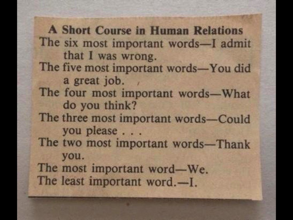 If U want 2 bring people along with U then theses words will take U a long way: take time to learn #getthingsdone