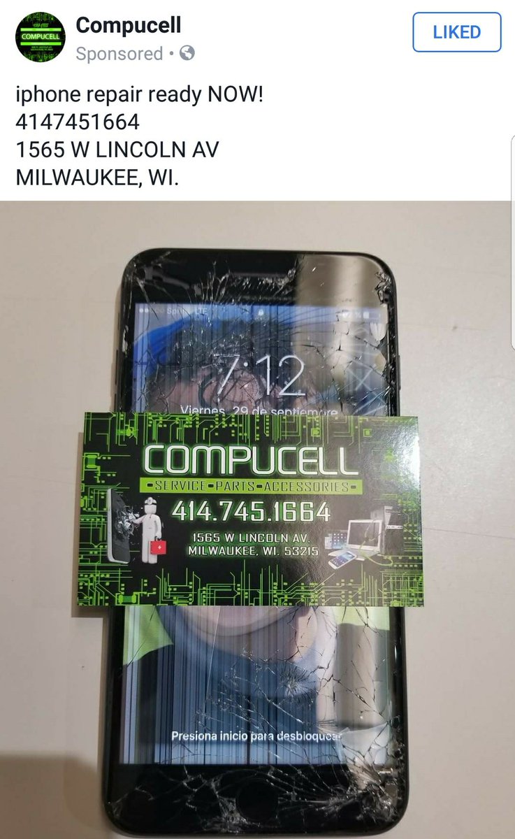 TechSurgery's tweet image. we repair iphone
4147451664
1565 w lincoln av.