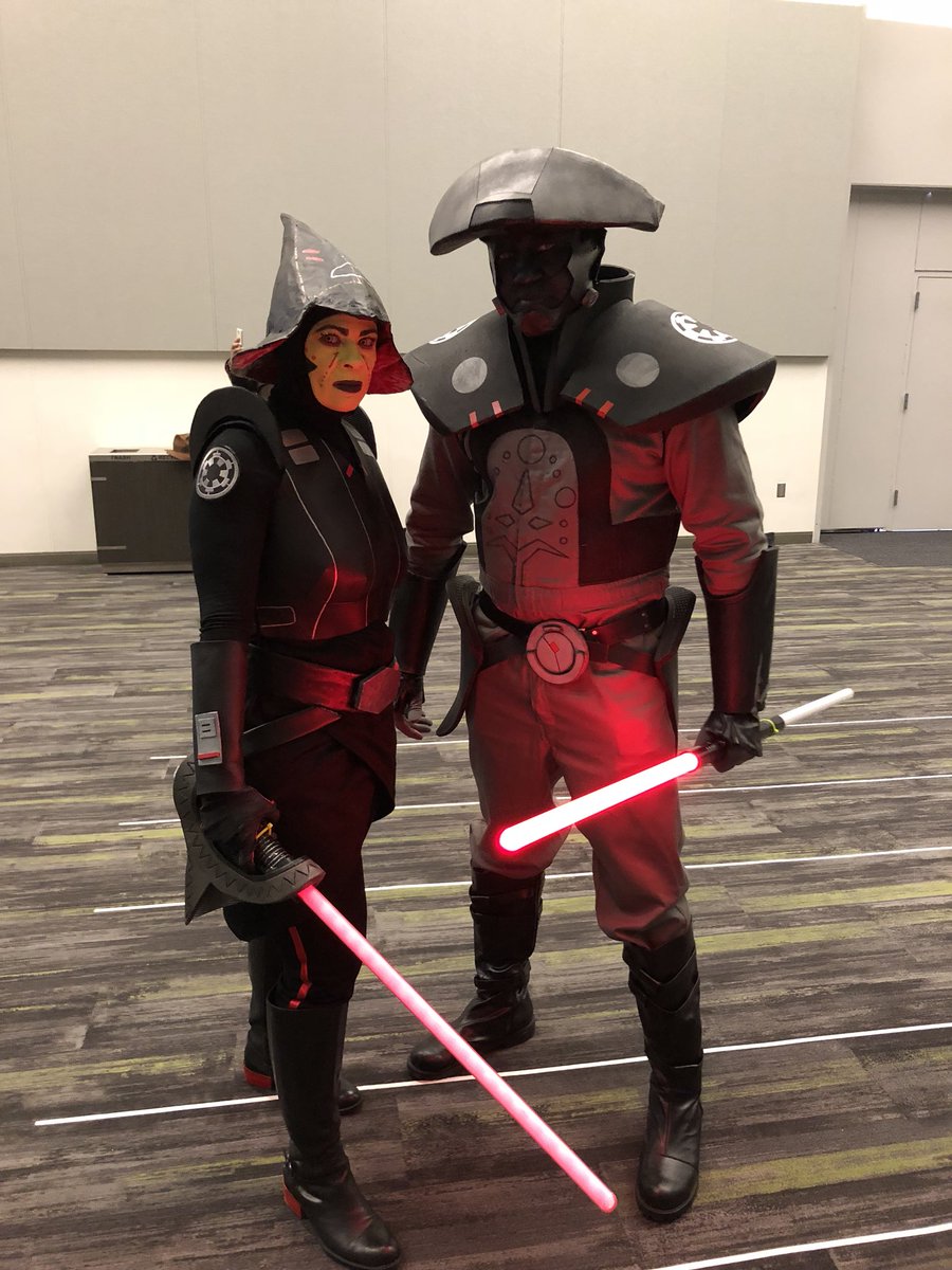 HollysterB's tweet photo. @PhilAnthonyRod one of my fave cosplays. Love ur voice for #5thbrother #starwars #inquisitors #starwarsrebels https://t.co/WjsgRUaLnc