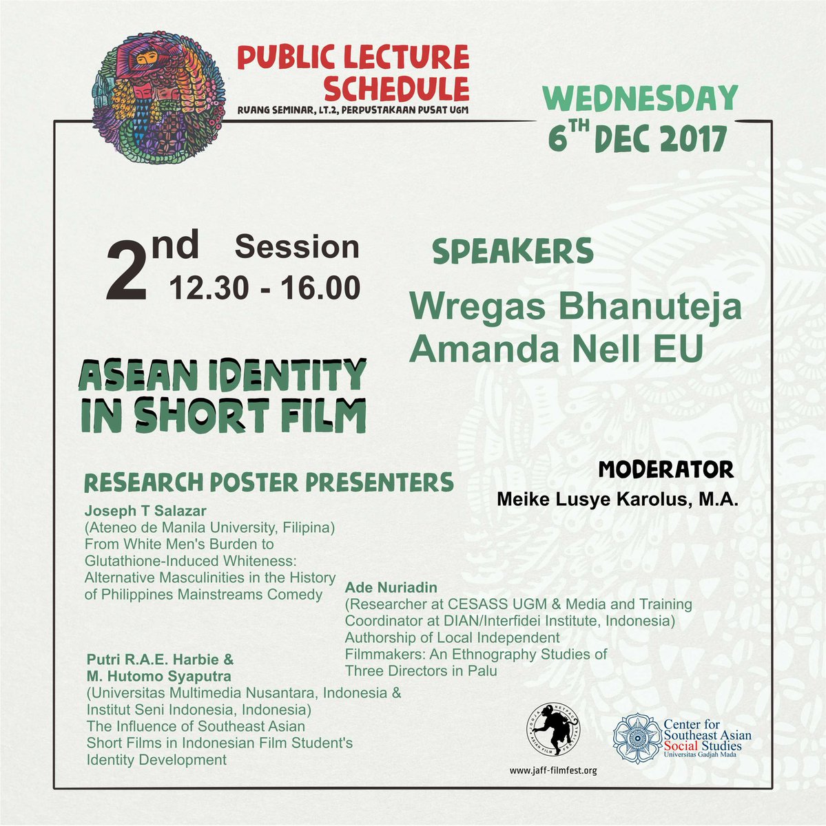 BerandaJogja's tweet photo. JAFF (Jogja-NETPAC Asian Film Festival) kembali akan di gelar pada bulan Desember ini.
⠀
Untuk info lebih lanjut kunjungi akun social media Twitter dan Instagram @JAFFJOGJA atau melalui website https://t.co/7QClDa2NHL
⠀
#jaff2017 #jaff #jaffjogja #filmfestival #desemberkejogja https://t.co/uk0OZjqIh5