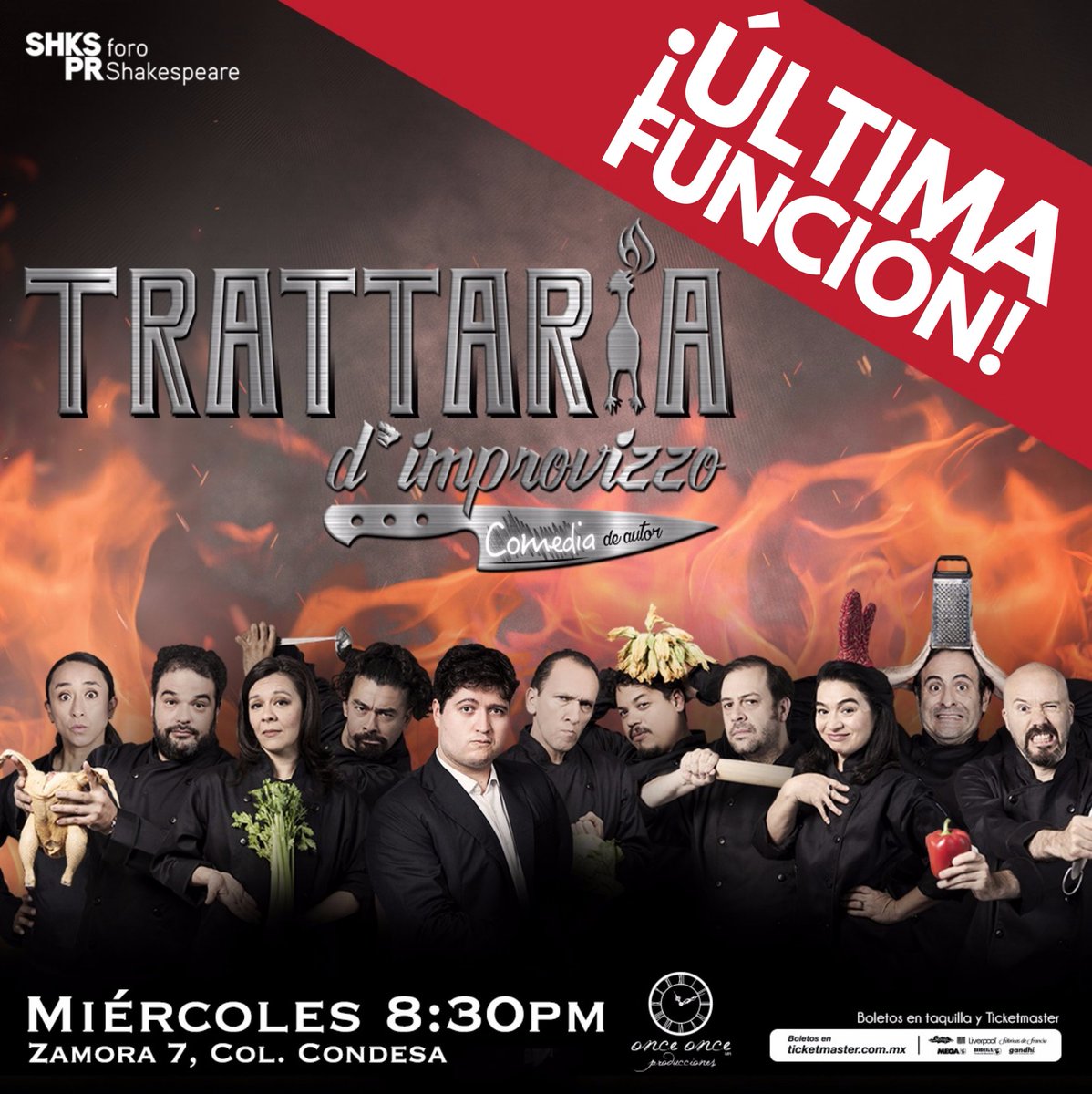 ImperdibleEs's tweet photo. #SeMeSaleLoGrinchCuando descubro que mañana es la #ÚltimaFunción de #trattaria d'improvizzo 😡

¡Es impro del delicioso, no te lo puedes perder! Miércoles 8:30pm en @ForoShakespeare. https://t.co/7vmYKfboS7