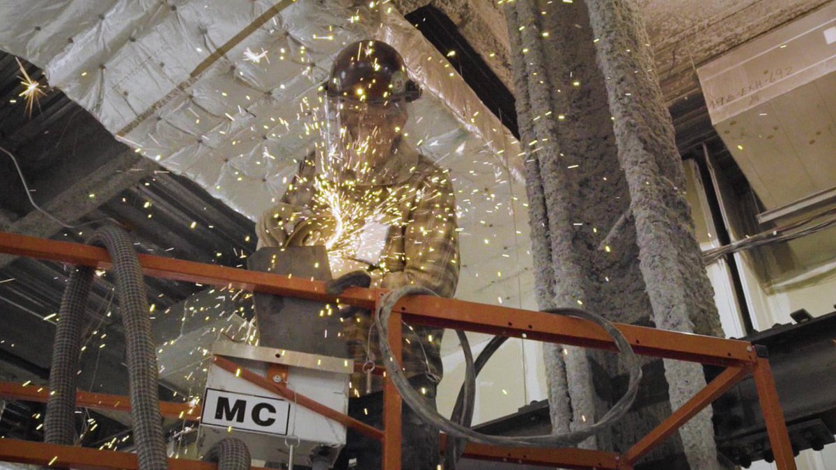 We chronicled the construction of Capital One’s new space focusing on the challenges posed by building a structural steel deck within an already existing floor. Watch the video: apertureone.com/our-work/skend…