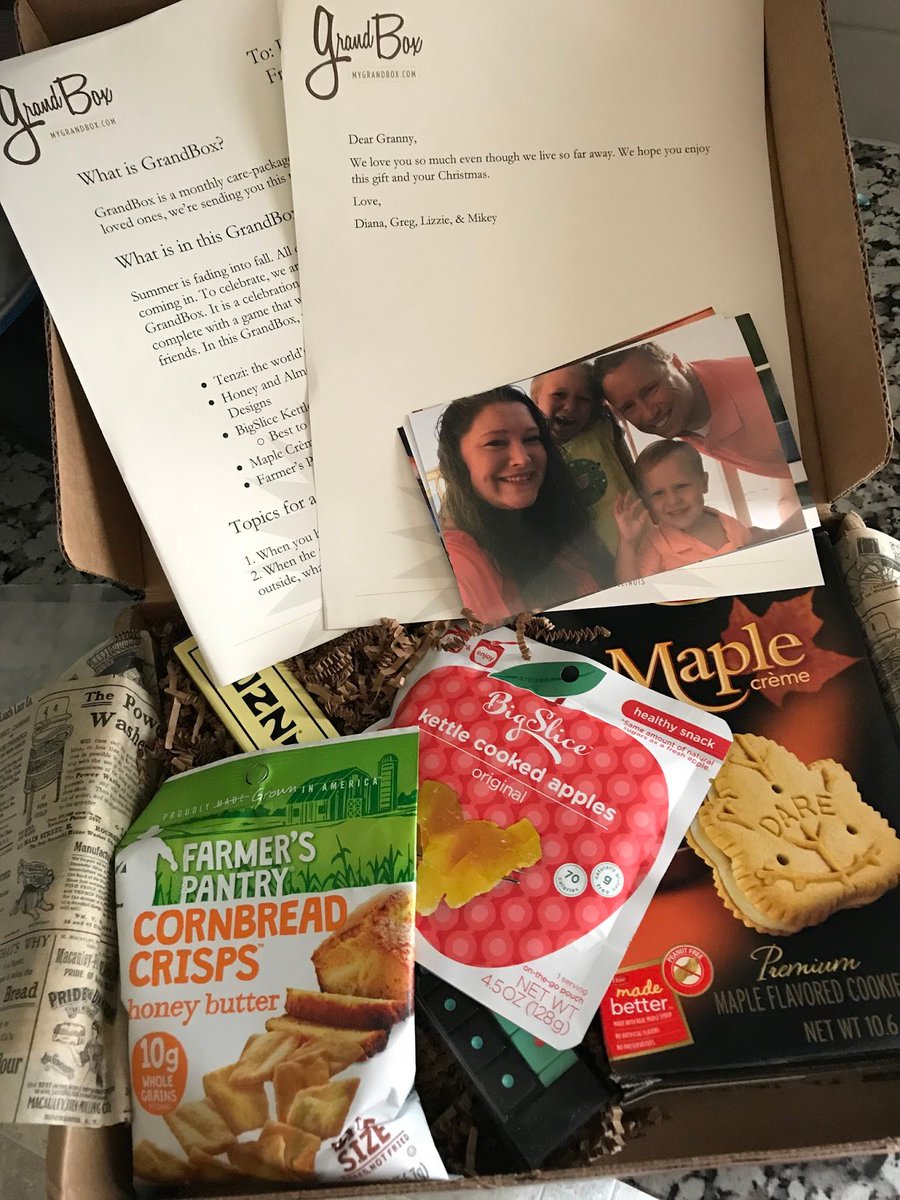 My_GrandBox's tweet photo. Perfect Gift for Grandparents with GrandBox!! #christmasgiftideas #subscriptionbox #usfg #ad #HGG2017 #christmasgiftguides https://t.co/vNwkNslkFl https://t.co/Kn1AqEUxYG