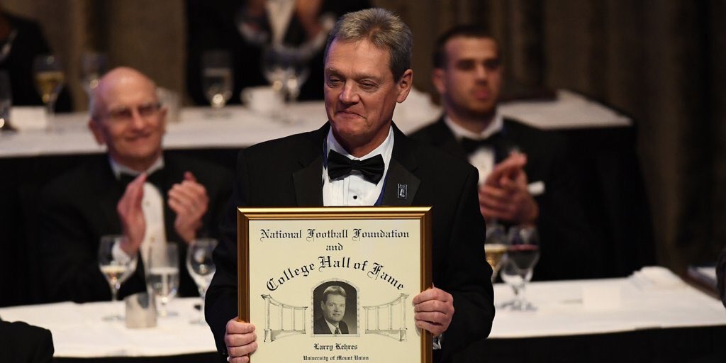 Congratulations to Coach Larry Kehres as he is inducted into the College Football Hall of Fame!!
