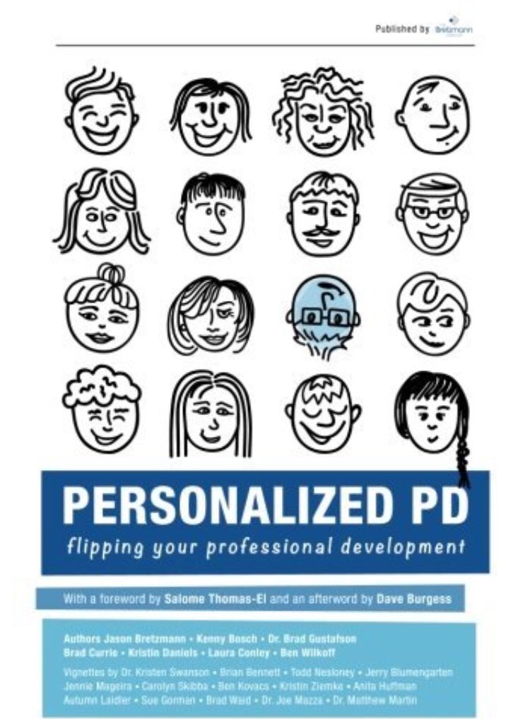 educarlson's tweet photo. #12daystwitter My favorite book, the one that has prob changed my approach to PD the most is Personalized PD. So good. #khspdchat #kmspdchat https://t.co/HmfBtqHvyW