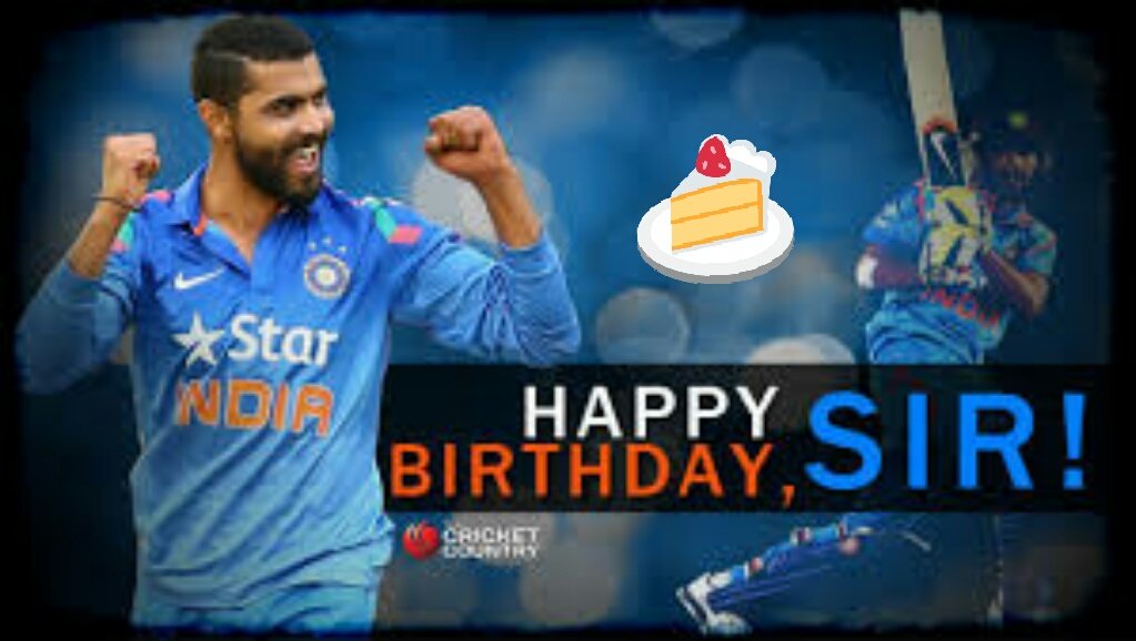 Happy birthday sir ravindra jadeja 