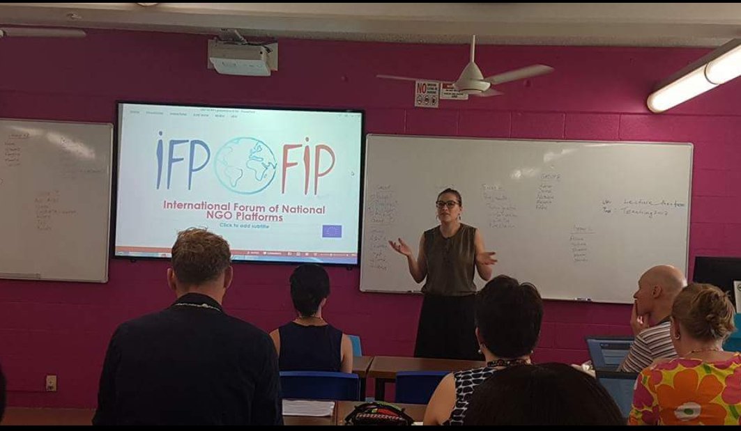 Exciting conversation with NGO platforms from all over the world on the role of global networks #ICSW2017