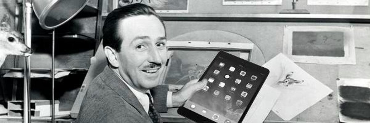 WDWiPadography's tweet image. Happy birthday to Walt Disney, inventor of the iPad